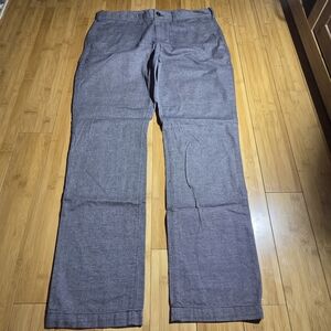 Express Finn Men’s Slim Fit Chino Pants 34x32 Gray Flat Front Work Casual RN...